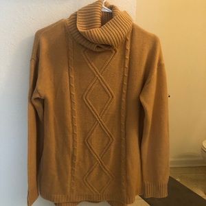 Turtleneck sweater (burnt orange color)